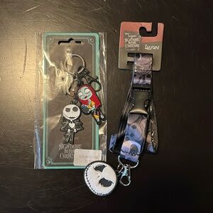 The Nightmare Before Christmas Lanyard & Keychain